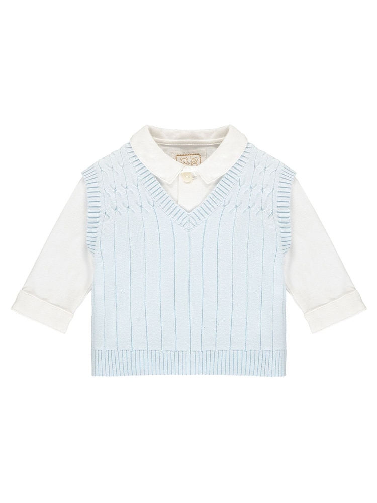 Emile Et  Rose Blue Three-Piece Occasionwear Set - Image 4 of 4