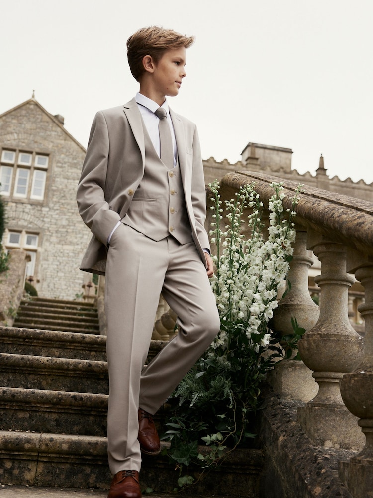 Taupe bruin - Kostuum: broek (12 mnd-16 jr) - Image 1 of 6