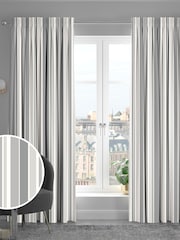 Silver Huddson Made To Measure 100% Cotton Curtains - Image 1 of 9