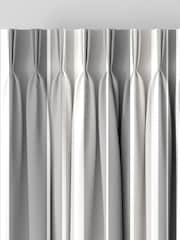 Silver Huddson Made To Measure 100% Cotton Curtains - Image 5 of 9