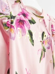 Baker by Ted Baker 100% Cotton Sleepsuits 3 Pack - Image 6 of 7