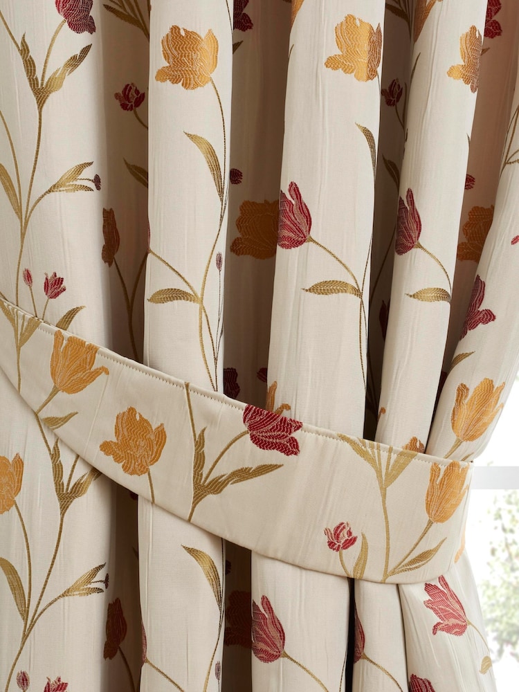 Curtina Natural Juliette Pencil Pleat Curtains - Image 3 of 4
