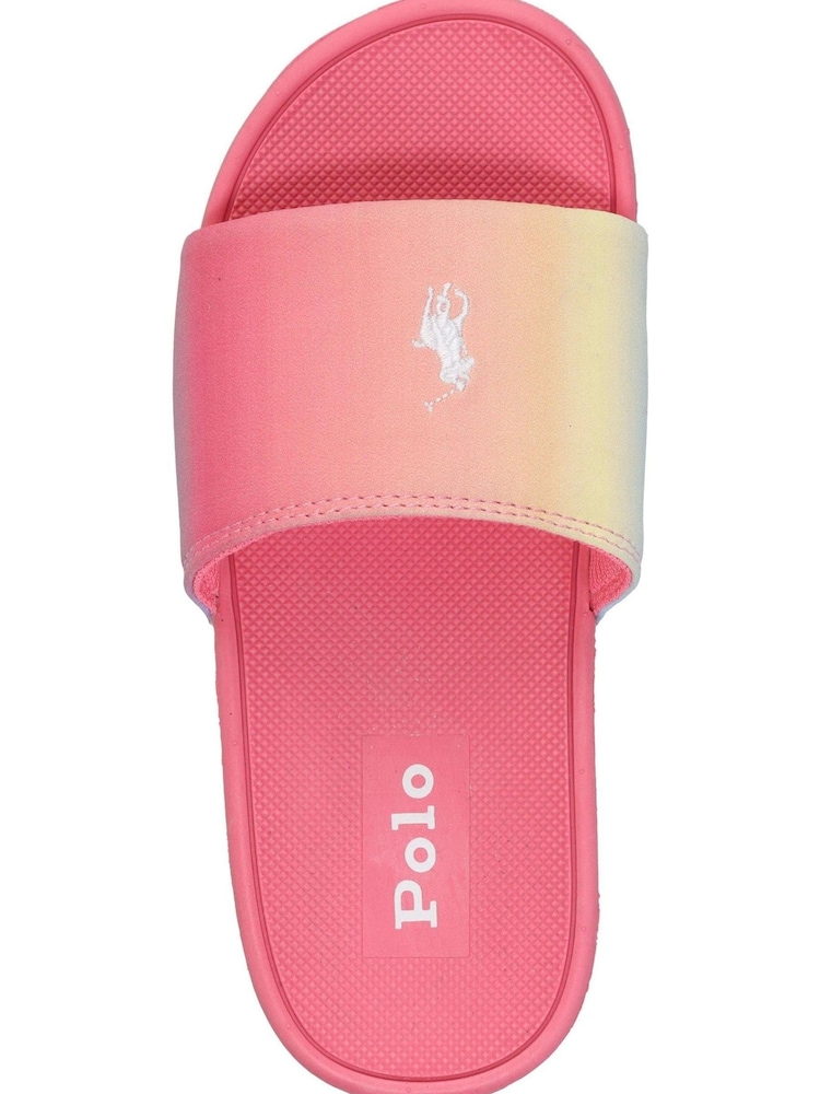 Różowy z efektem cieniowania - Polo Ralph Lauren Logo Cayson II Sliders - Image 1 of 5