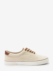 White Regular Fit Classic Canvas Pumps - Image 2 of 5