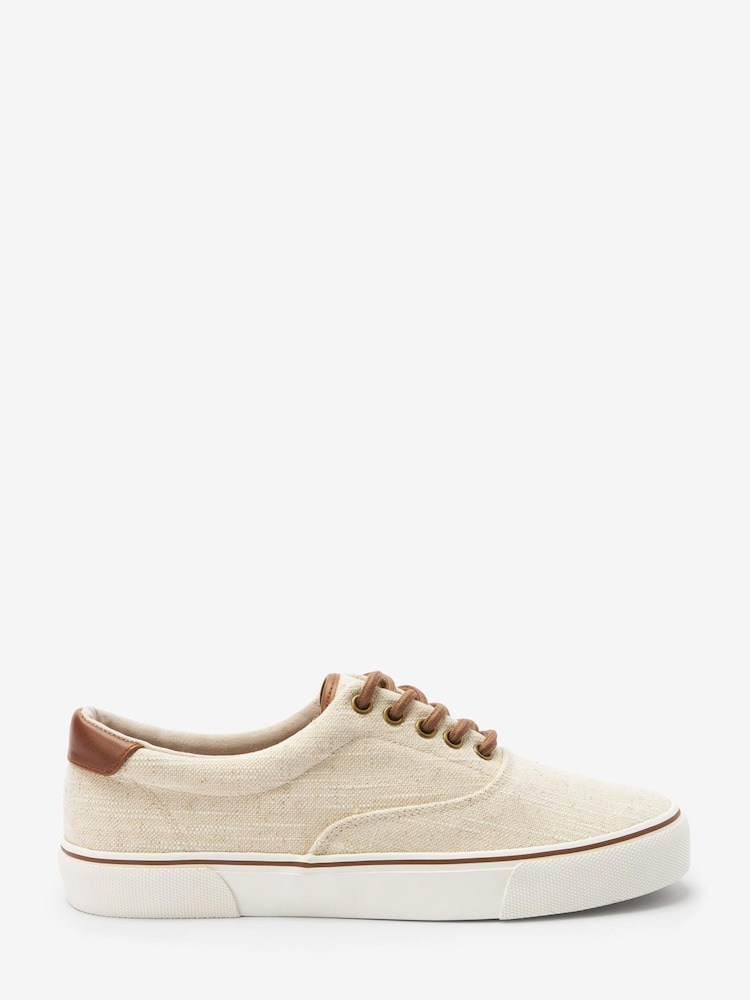 White Regular Fit Classic Canvas Pumps - Image 2 of 5