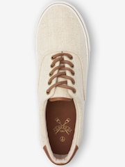 White Regular Fit Classic Canvas Pumps - Image 4 of 5