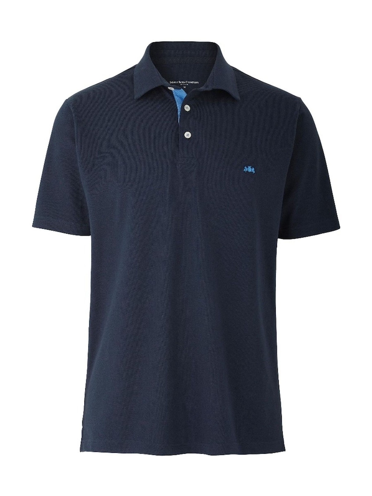 Savile Row Company Classic Fit 100% Cotton Polo Shirt - Image 2 of 3