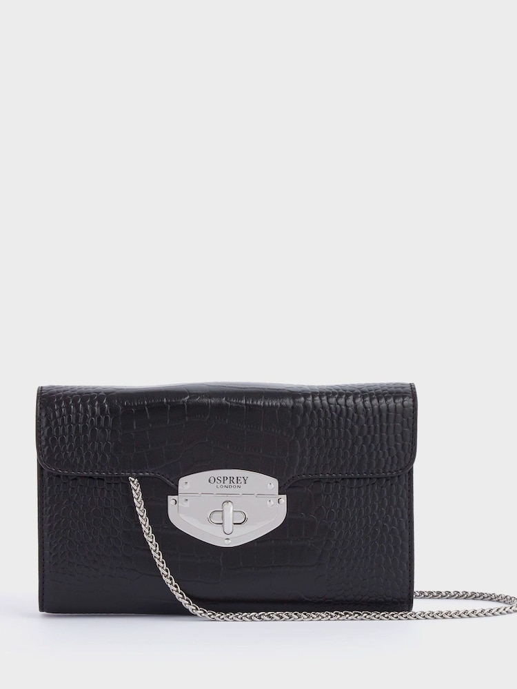 Schwarz - Osprey London The Belmont Clutch - Bild 1 von 6