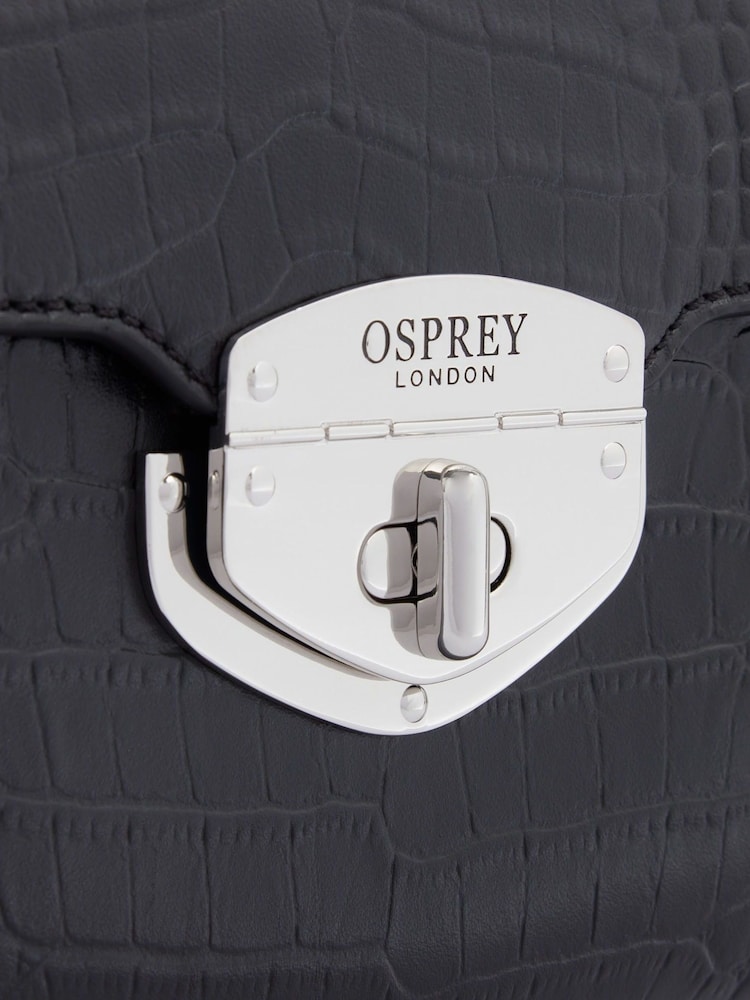 Schwarz - Osprey London The Belmont Clutch - Bild 6 von 6