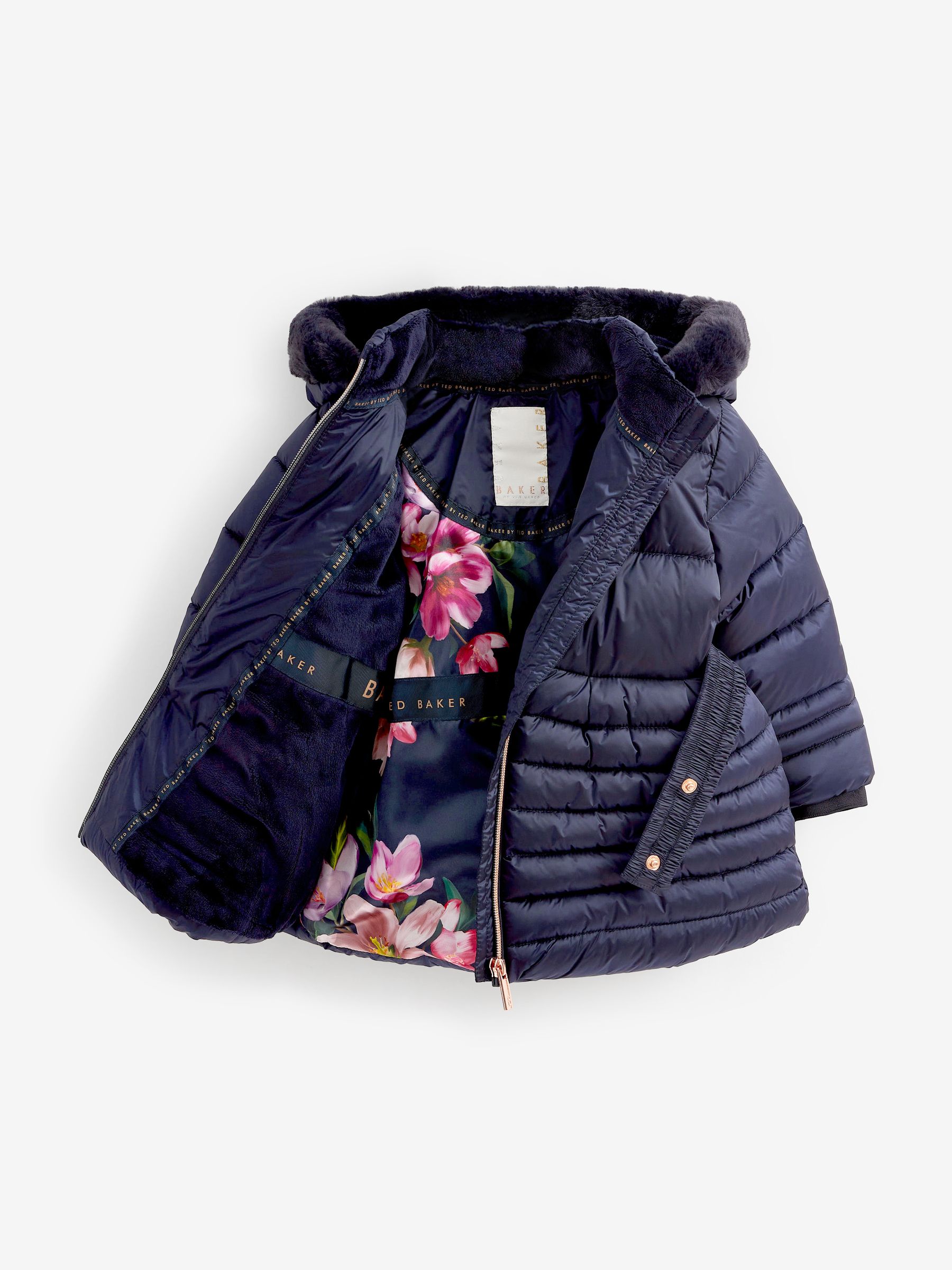 Ted baker girls fur coat on sale