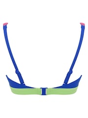 Pour Moi Multi Palm Springs Colourblock Bikini Top - Image 5 of 5