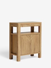 Natural Arches Mango Wood Effect Side Table - Image 7 of 11