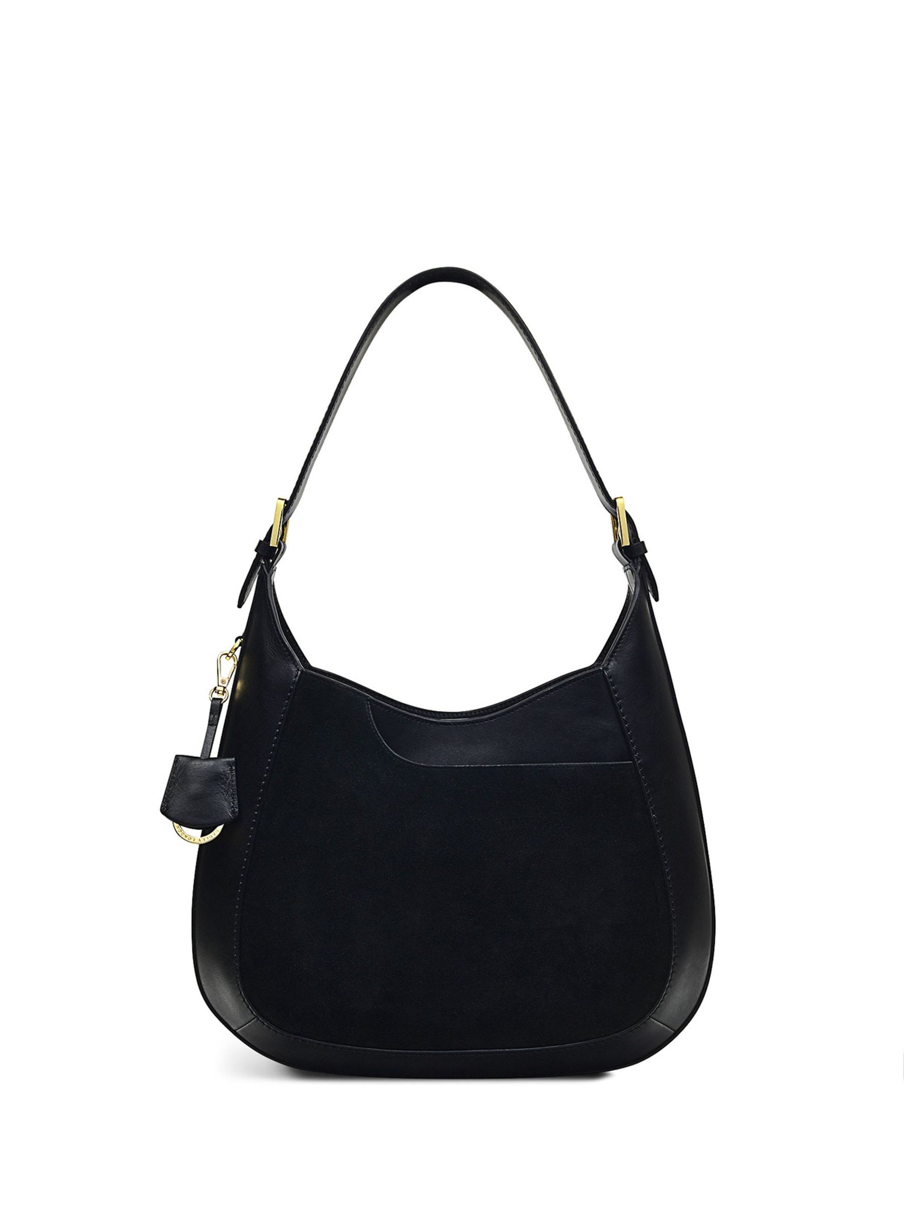 Buy Radley London Black Pockets 2.0 Suede Large Open Top Shoulder Bag from Next Luxembourg