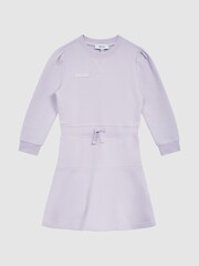 Reiss Lilac Maeve 9-12 yrs Relaxed Jersey Dress - Image 2 of 7