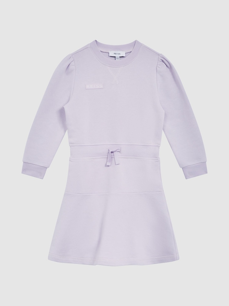 Reiss Lilac Maeve 9-12 yrs Relaxed Jersey Dress - Image 2 of 7