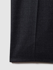 Pantalones de lana, corte slim con textura Dunn de Reiss - Imagen 6 de 7