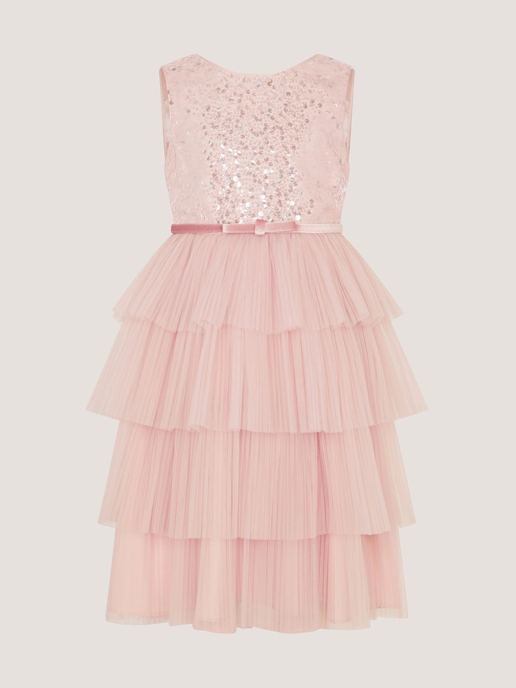 Monsoon Elodie Sequin Tiered Party Dress - Bild 2 von 4 Monsoon Elodie Sequin Tiered Party Dress - Bild 2 von 4