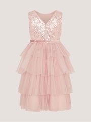 Monsoon Elodie Sequin Tiered Party Dress - Bild 3 von 4