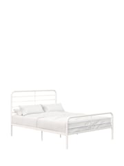 Dorel Home White Europe Millie Metal Bed - Image 3 of 4