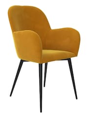 Dorel Home Yellow Fitz Accent Chair - Image 3 of 4