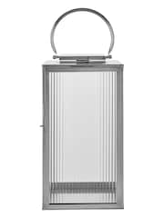 Pacific Silver/White Shiny Nickel Large Square Lantern - Image 2 of 4