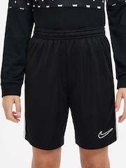 Nike Black/White Dri-FIT Academy Training Shorts - Image 9 of 15