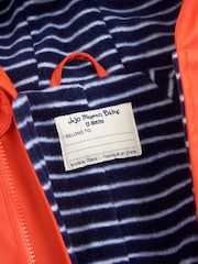 JoJo Maman Bébé Rust Fox Cosy Waterproof Puddlesuit - Image 3 of 5