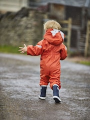 JoJo Maman Bébé Rust Fox Cosy Waterproof Puddlesuit - Image 5 of 5