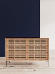 Swoon Brown Weaving Chest of Drawers - Image 1 of 5