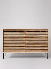 Swoon Brown Weaving Chest of Drawers - Image 3 of 5