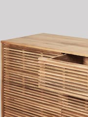 Swoon Brown Weaving Chest of Drawers - Image 4 of 5