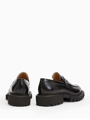 AllSaints Black Lola Loafers - Image 4 of 6