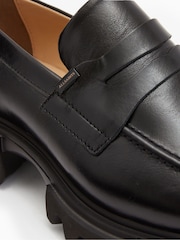 AllSaints Black Lola Loafers - Image 6 of 6