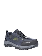 Skechers Blue Greetah Safety Hiker Shoes with Composite Toe - Image 3 of 4