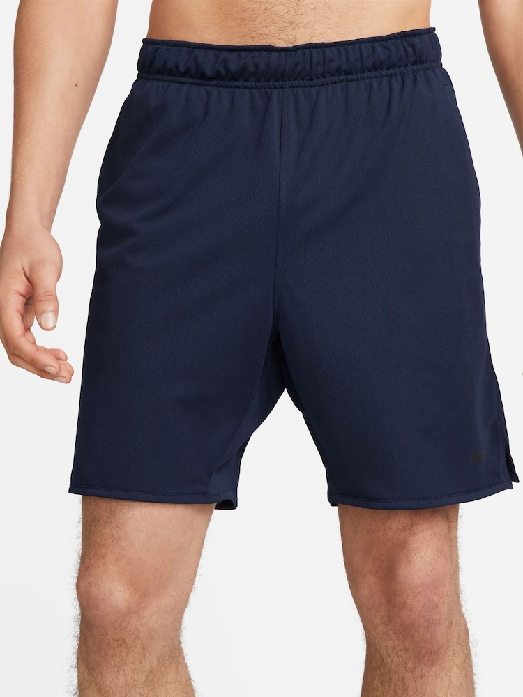 Nike Navy Dri-FIT Totality 7 inch Knit Training Shorts - Image 3 of 14