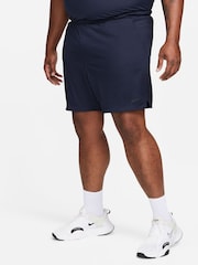 Nike Navy Dri-FIT Totality 7 inch Knit Training Shorts - Image 8 of 14