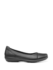 Hotter Black Standard Fit Robyn II Slip-On Leather Shoes - Image 1 of 3