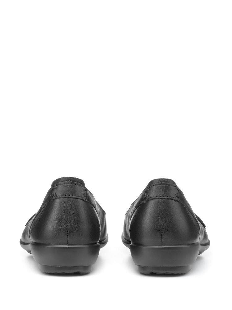 Hotter Black Standard Fit Robyn II Slip-On Leather Shoes - Image 3 of 3