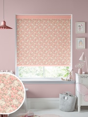 Cath Kidston Blush Kids Jumping Bunnies Made To Measure Roller Blinds - Image 1 of 6