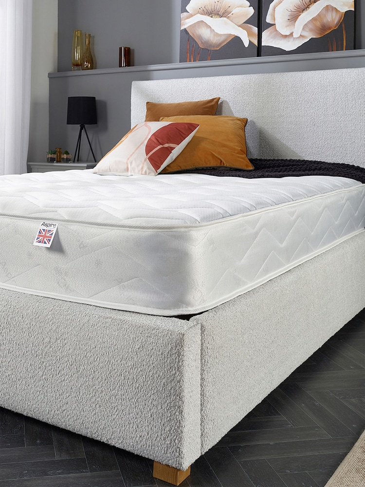 Aspire Furniture Comfort Memory Hybrid Rolled Mattress - Image 1 of 5