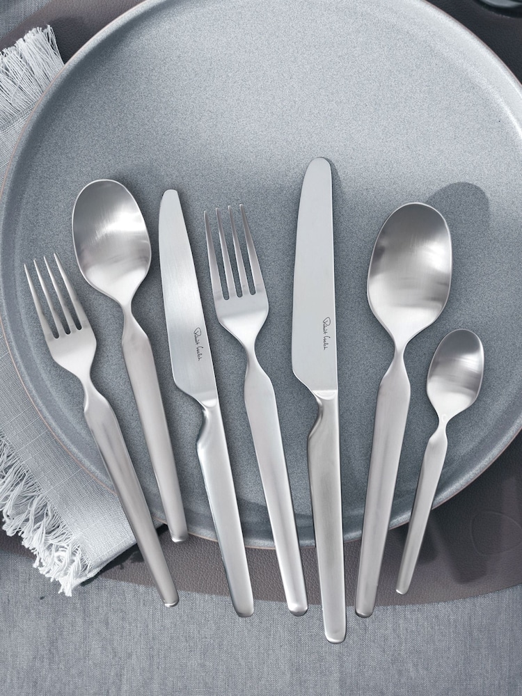 Robert Welch Silver 42pc Bergen Cutlery Set - Image 1 of 4
