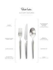 Robert Welch Silver 42pc Bergen Cutlery Set - Image 4 of 4