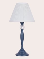 Laura Ashley Blue Ellis Complete Table Lamp - Image 3 of 4