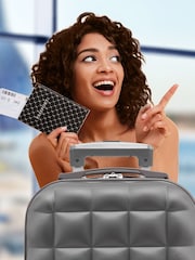 Flight Knight Medium Hardcase Lightweight Check In Suitcase With 4 Wheels - Image 6 of 7