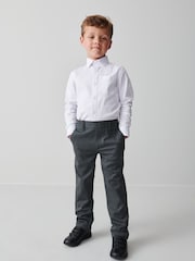 Clarks Grey Regular Fit School Trousers - Image 3 of 10