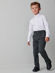 Clarks Grey Regular Fit School Trousers - Image 5 of 10