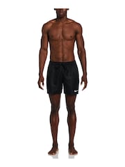 Nike Black Logo Tape 5 Inch Swim Shorts - Image 4 of 6