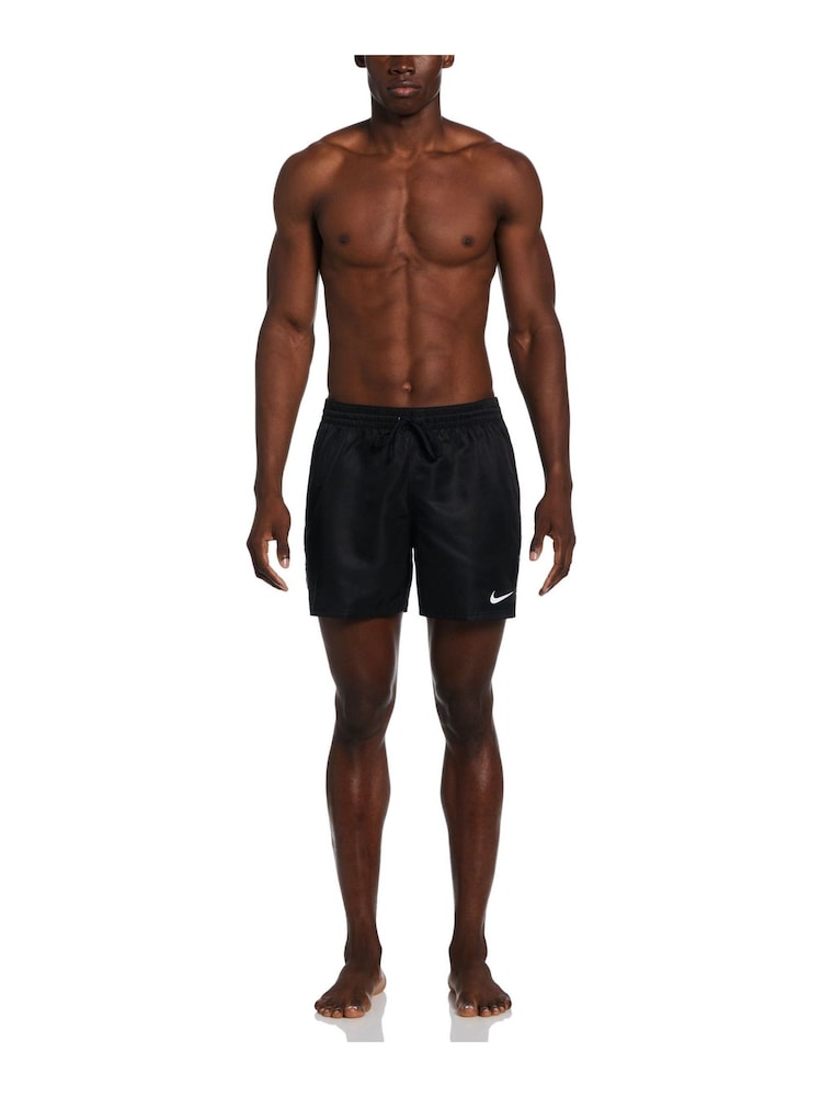 Nike Black Logo Tape 5 Inch Swim Shorts - Image 4 of 6