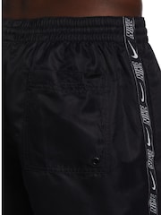Nike Black Logo Tape 5 Inch Swim Shorts - Image 6 of 6