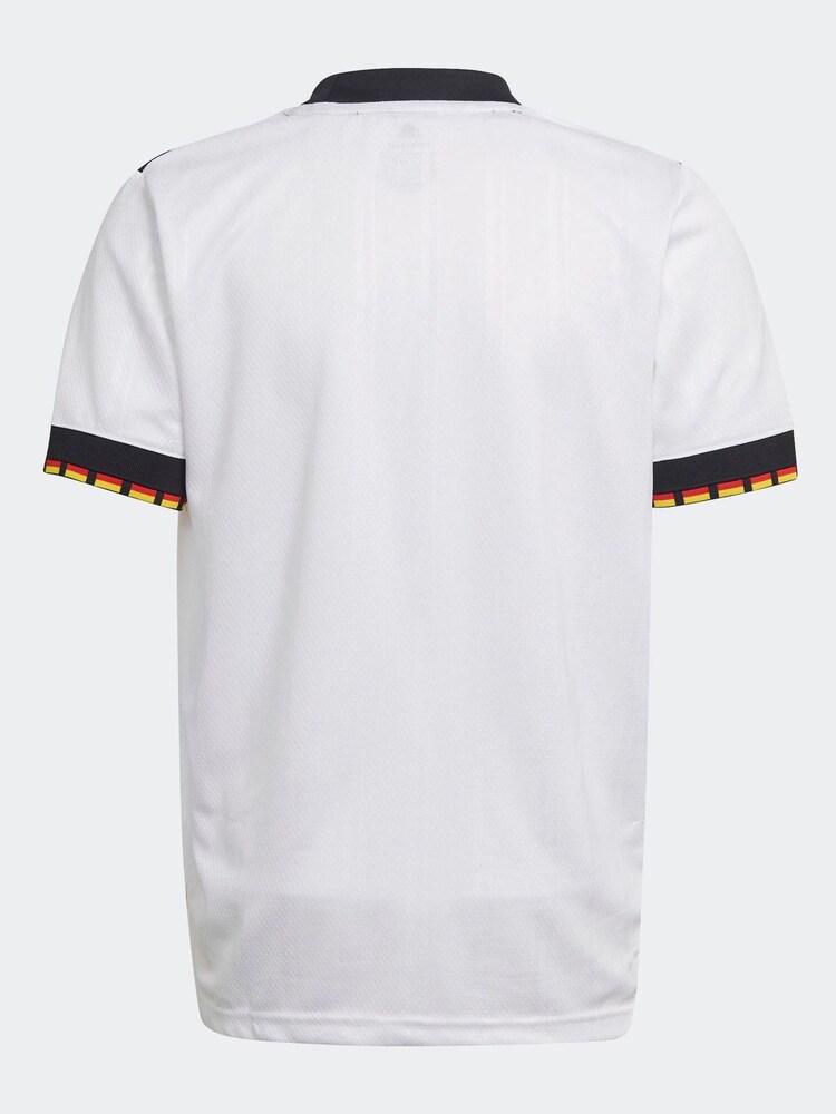 adidas Germany 21/22 White Home Jersey T-Shirt - Image 2 of 5